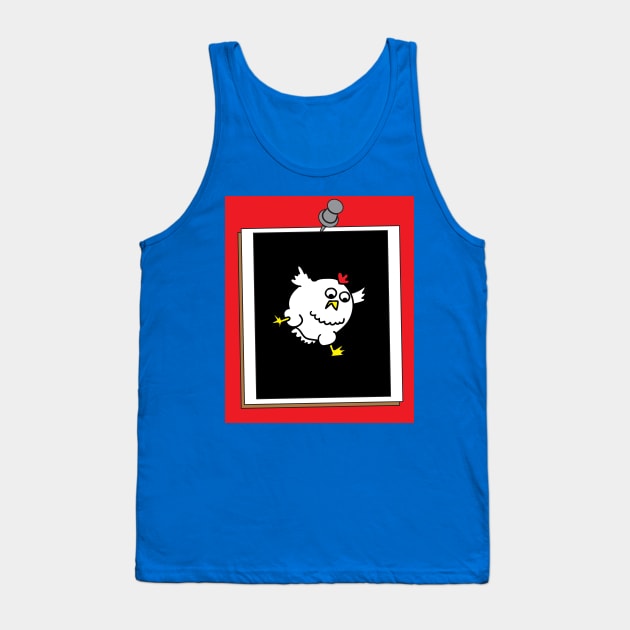 Crazy Chickens Funny Chicken Tank Top by flofin